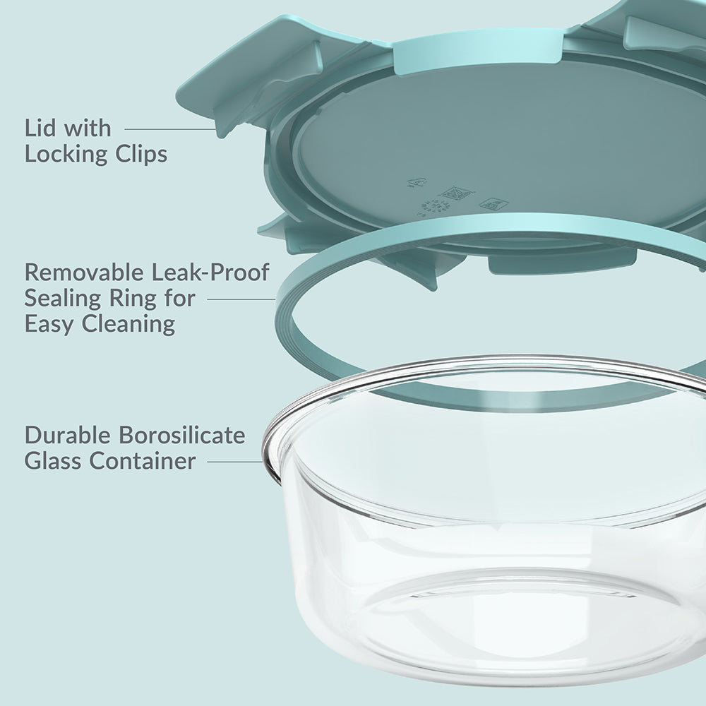 Bentgo Glass Leak-Proof Food Storage Set (14-Piece)