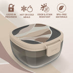 Bentgo Glass Prints All-in-One Salad Container