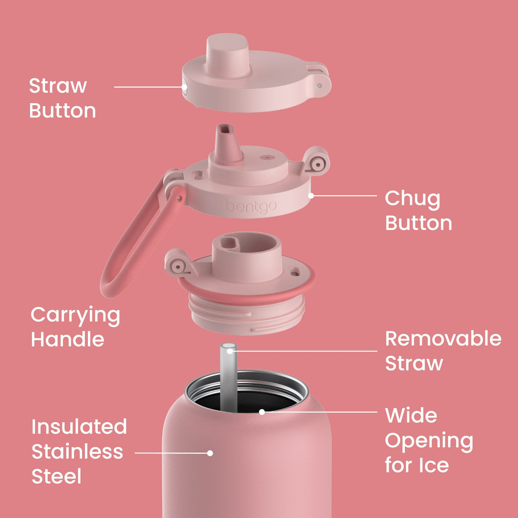 Bentgo Flip 2-in-1 Water Bottle (32 fl oz)