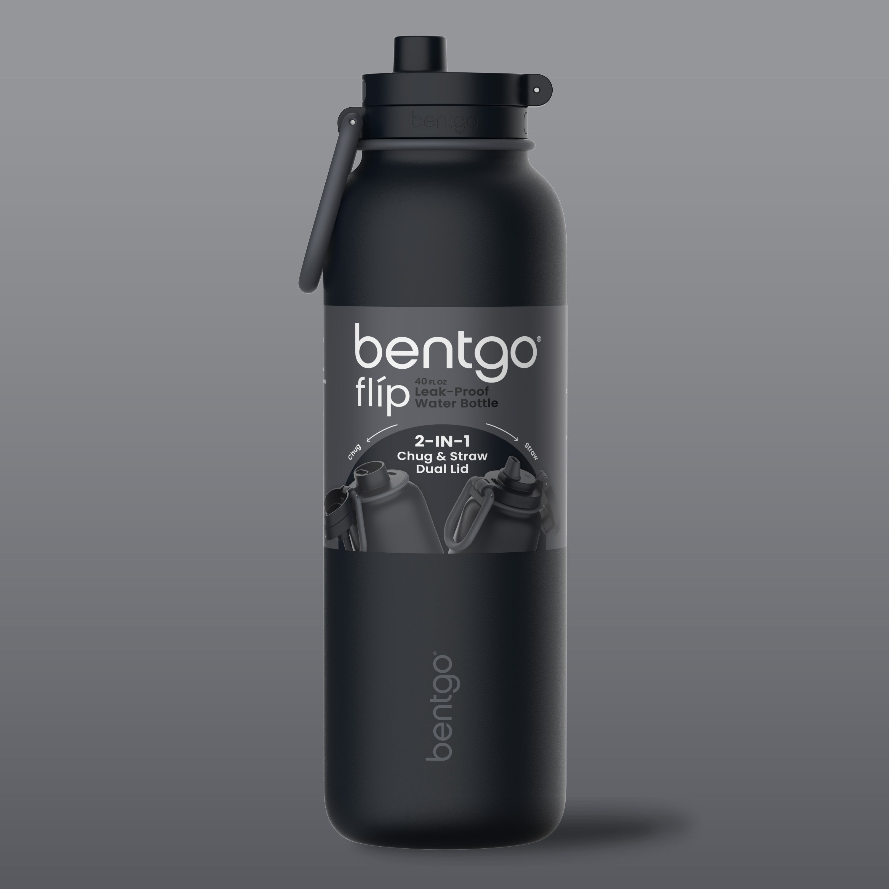 Bentgo Flip 2-in-1 Water Bottle (40 fl oz)