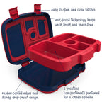 Bentgo Kids Prints Lunch Box, Lunch Bag, & Ice Packs