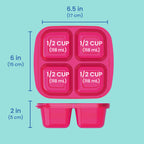 Bentgo Easyboxes 4-Compartment Snack Containers 20-Piece Set